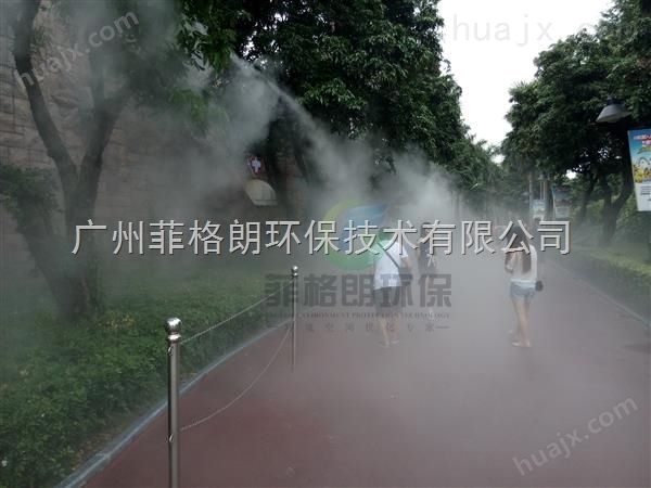 上海游乐场排队通道喷雾降温价格/专业生产旅游景区喷雾降温设备