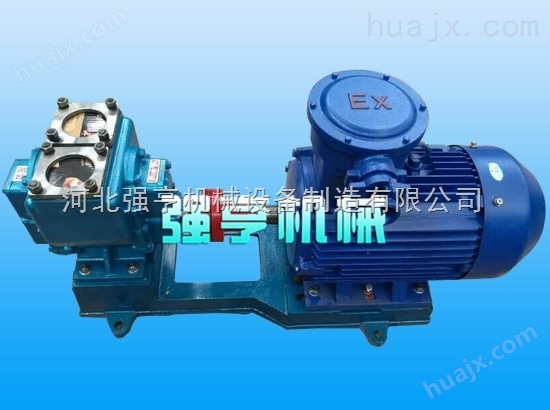 湘潭强亨防爆圆弧齿轮泵可输送不含固体颗粒无腐蚀性的各种液体