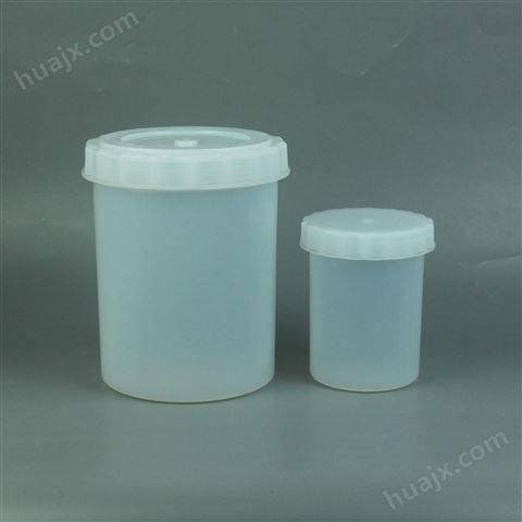 特氟龙透明反应罐4L大口径耐酸碱清洗桶